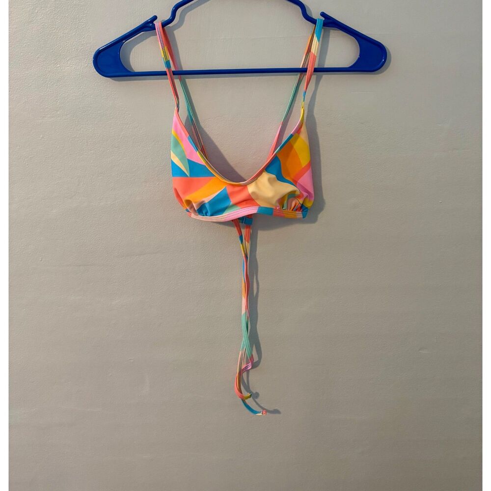 Wild Fable Women's Multicolored Bikini Swim Top Size S